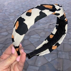 Leopard print headband